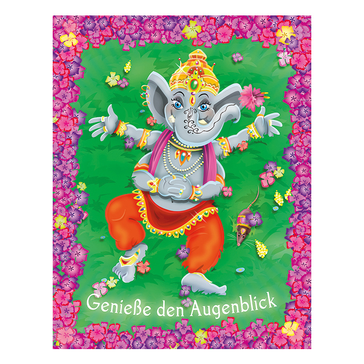 Illustration „Ganesha“ / Postkartenmotiv