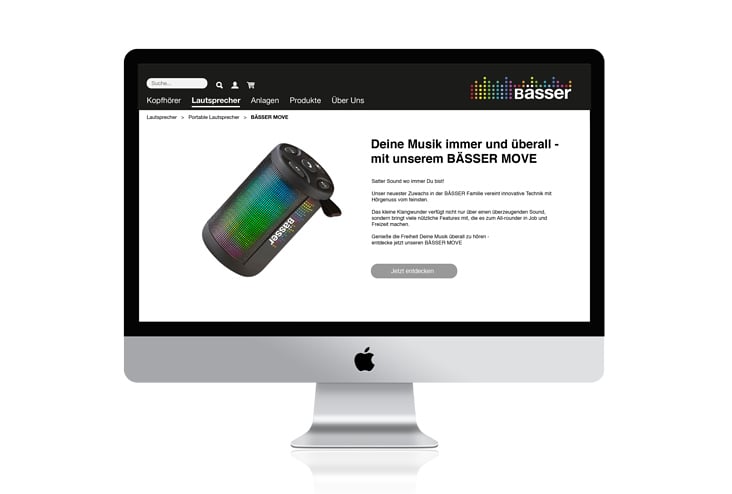 Bässer Move – Website