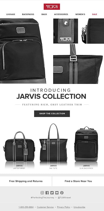 TUMI email