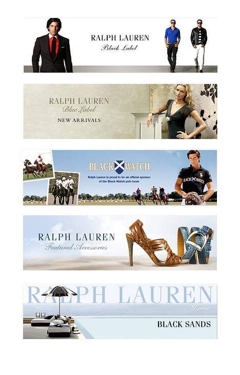 Ralph Lauren banners