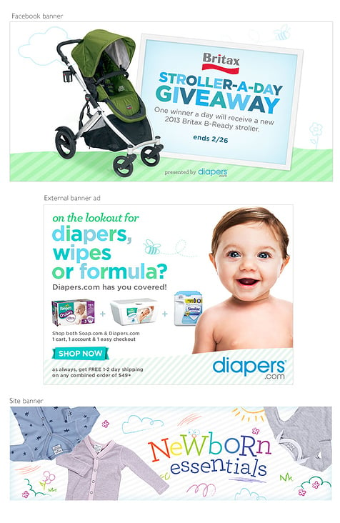 Diapers.com banners