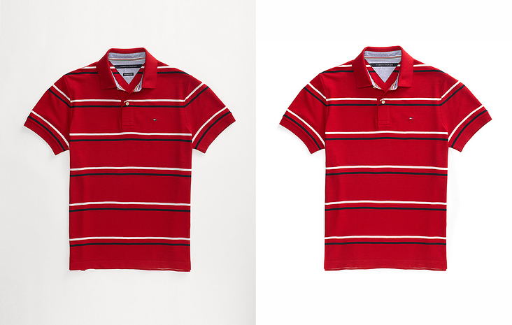 Tommy Hilfiger retouching