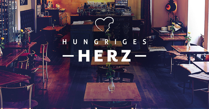Logo-Design Hunriges Herz