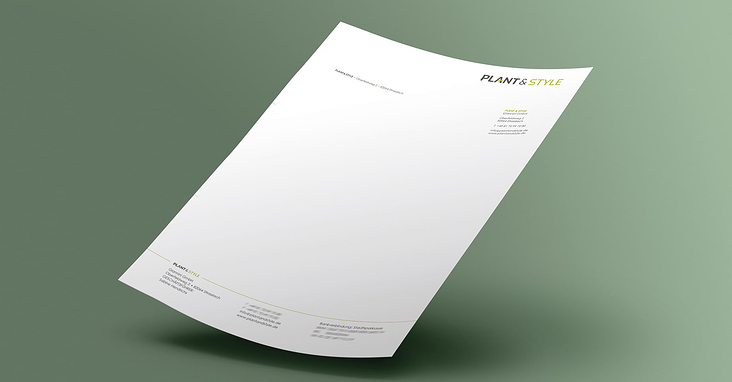 Briefpapier PLANT&STYLE