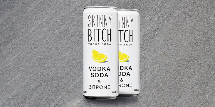 Design der Skinny Bitch Dosen