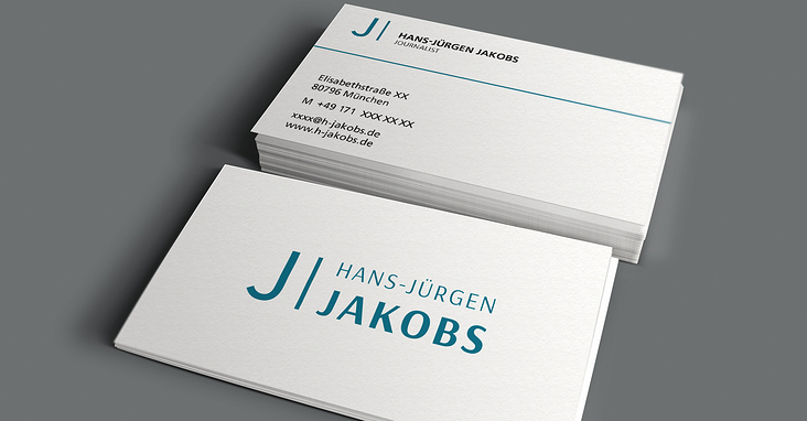 Visitenkarten Design für Hans Jürgen Jakobs