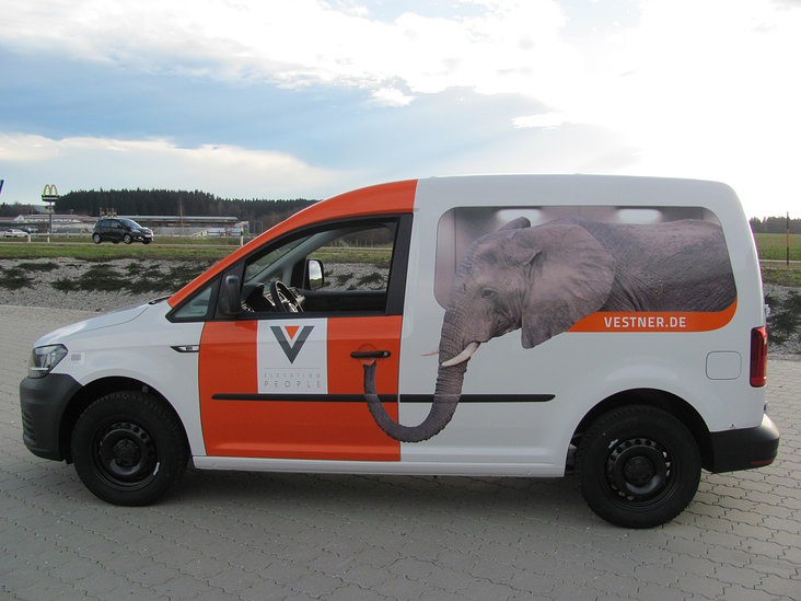 Car-Branding Vestner Aufzüge