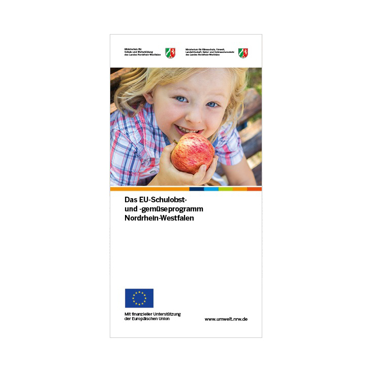 Information Gesundes Schulessen – Titel | Umwelt/ Verbraucher-Ministerium NRW
