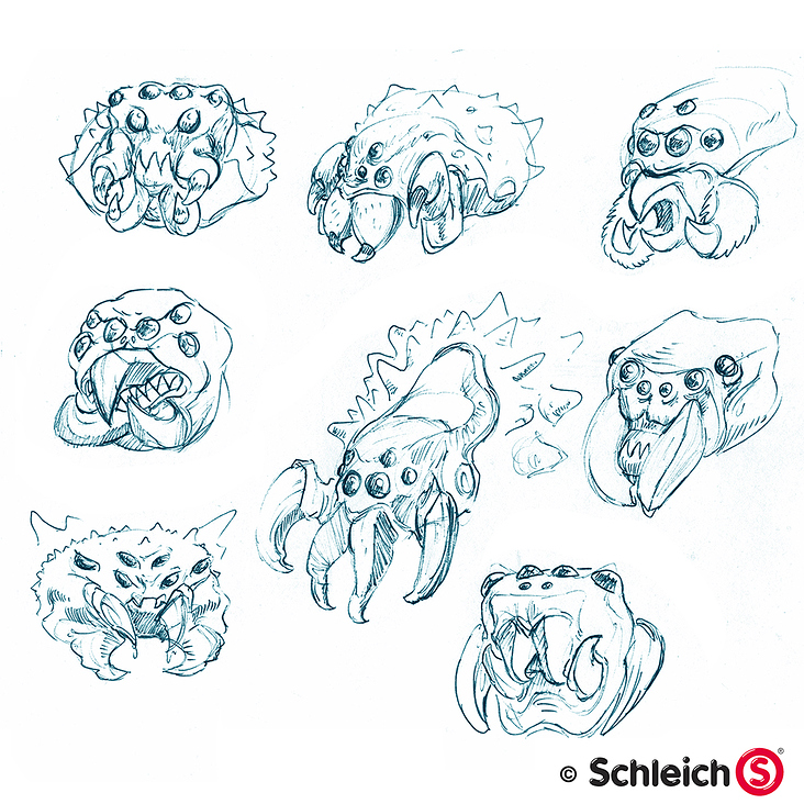 Schleich Eisspinne – Concept Art