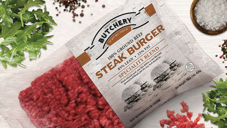 Steak Burger Beef Packaging