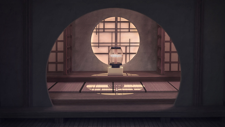 Japanischer Tatami Raum – 3D Setvisualisierung