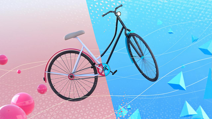 Bike Transition – Motion Graphic zur Veranschaulichung verschiedener Fahrraddesigns