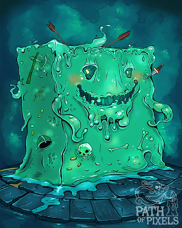 Slime Cube – Gelatinous Cube Monster