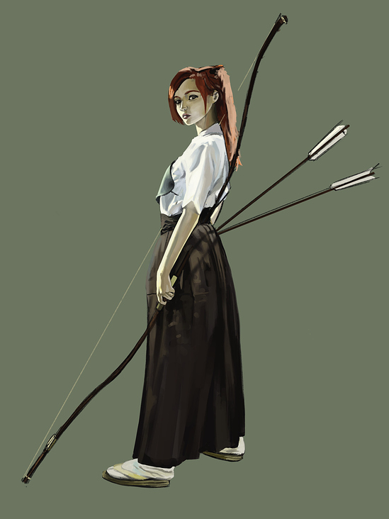 Japanese Longbow Warrior