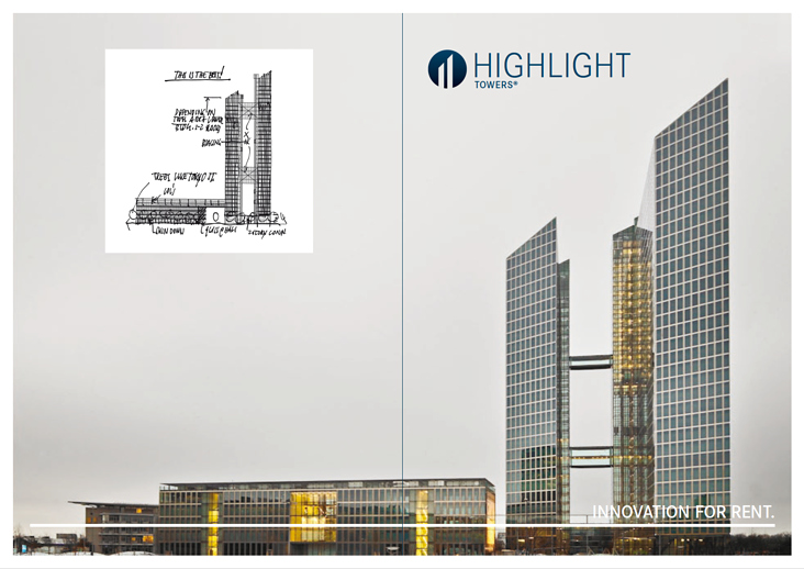Gebäudemarketing Highlight Towers München