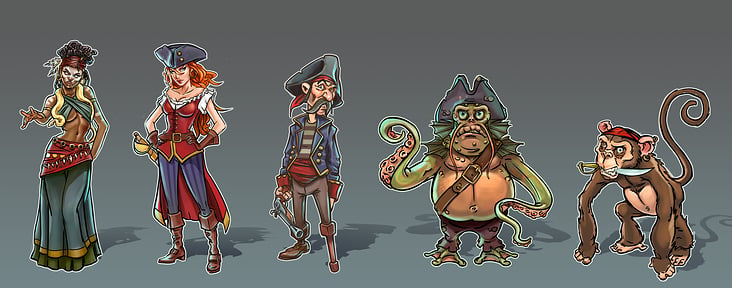 character design pirates