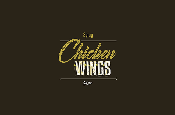 Typo Art Jack Daniel’s Chicken Wings