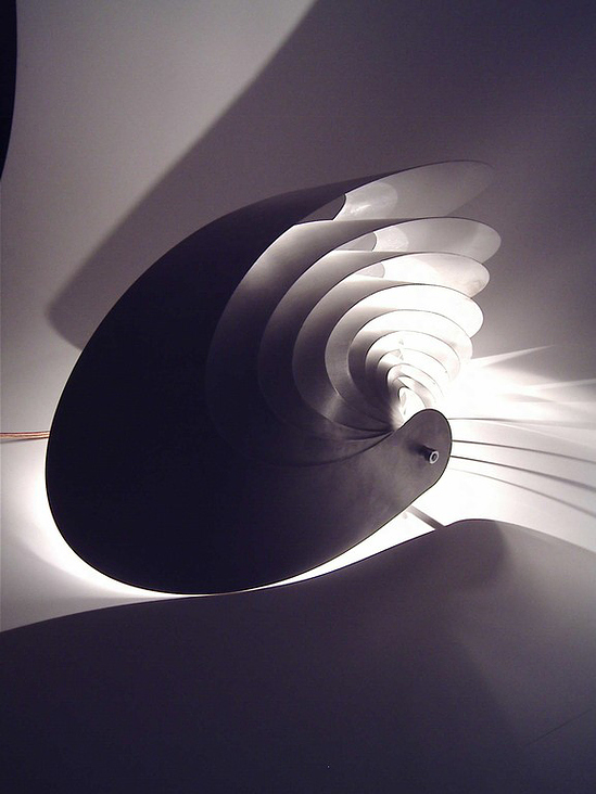 Prototyp parametrisch erzeugte Lampenschirme, lasergeschnitten