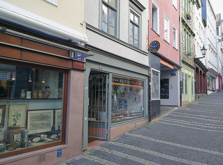 Unser Ladenbüro in der schönen Marburger Oberstadt