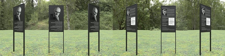 3D Layout der Gedenktafel für Pfarrer Johannes Schwartzkopff