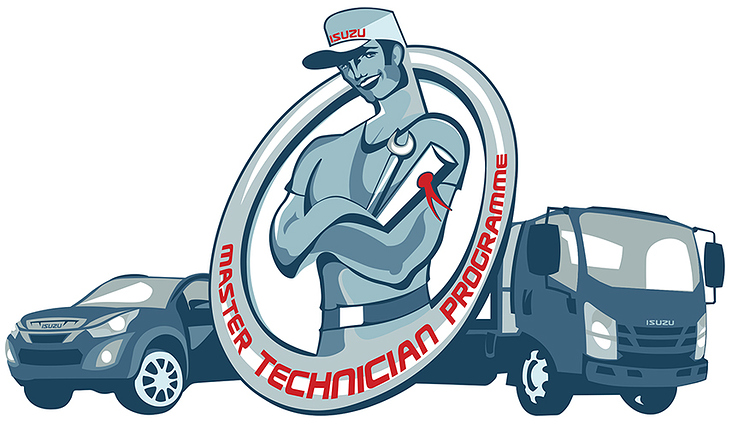ISUZU Logo „Master technician Programme“