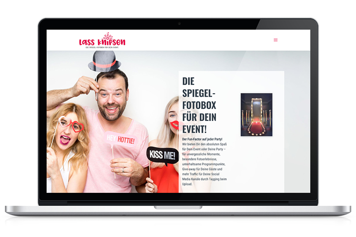 One Pager Website – lassknipsen.de
