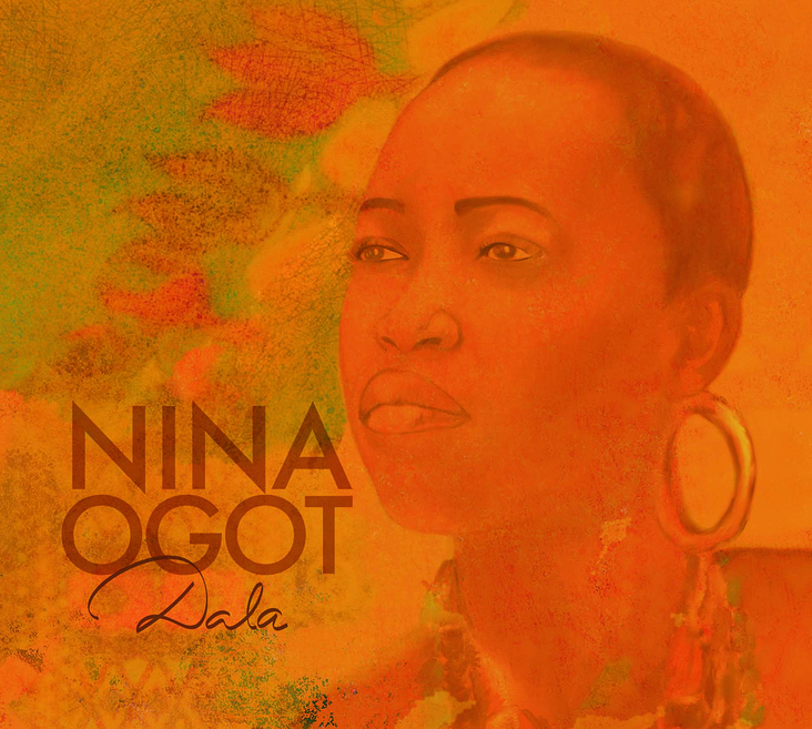 Cover Nina Ogot Album“Dala”, Illustration und Gestaltung