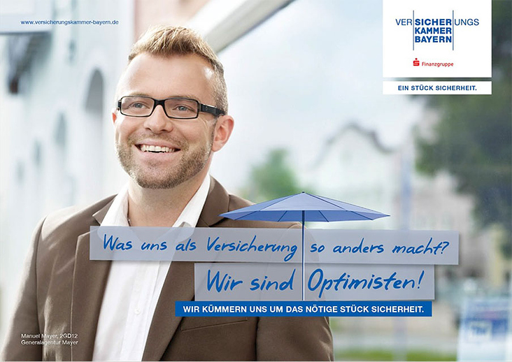 Mitarbeiter-Kampagne für die Versicherungskammer Bayern