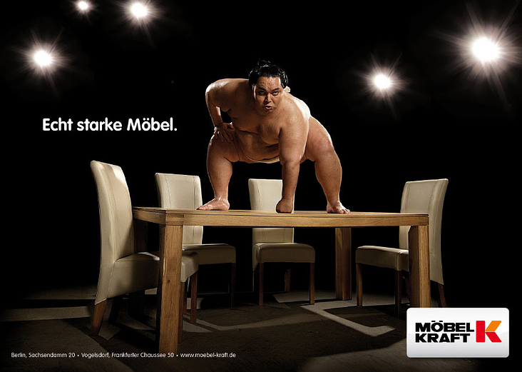 Markenkampagne für Möbel Kraft