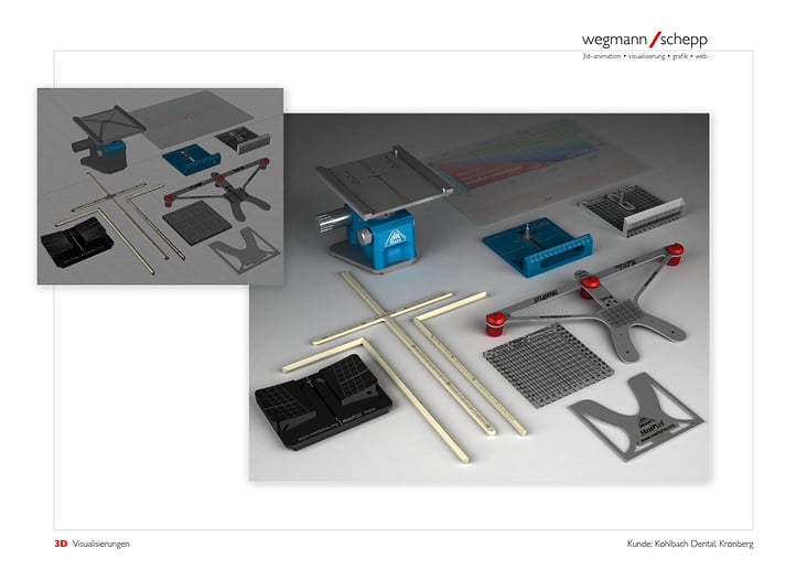 3D-Visualiierungen; Kohlbach-Dental, Kronberg