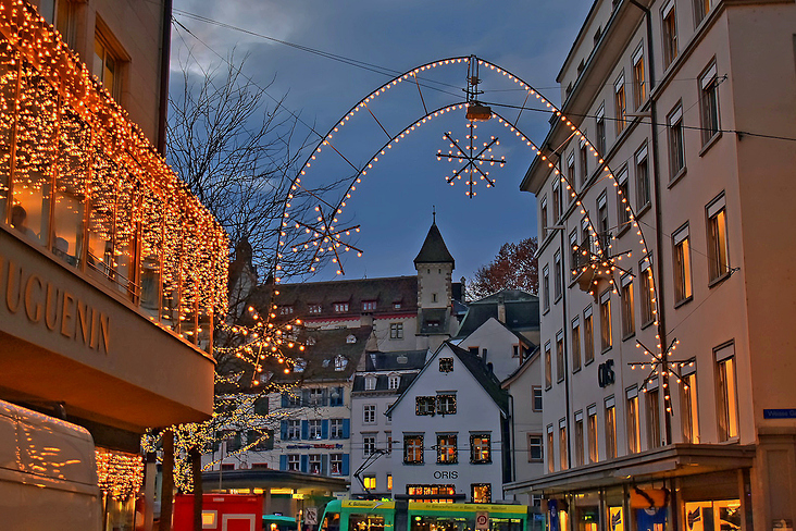 Basler Weihnachtsbeleuchtung