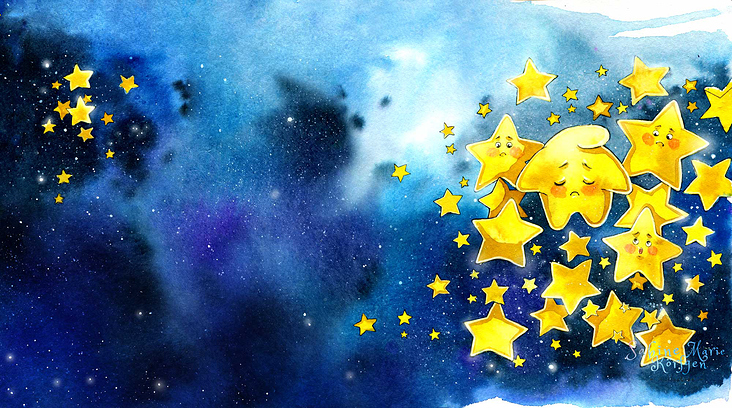 Mond und Sterne Kinderbuch