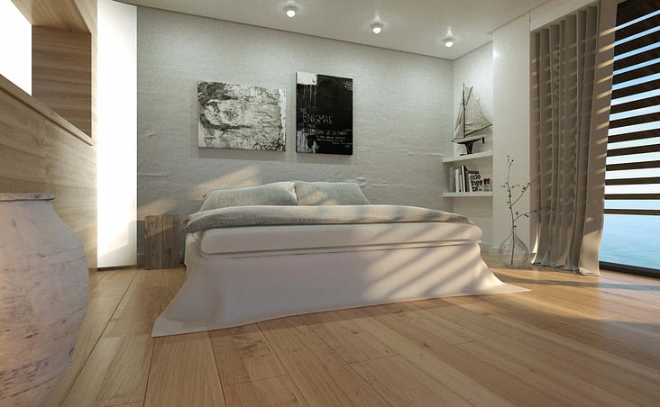 3D Visualisierung Schlafzimmer / Bettenrendering / Onlineshop