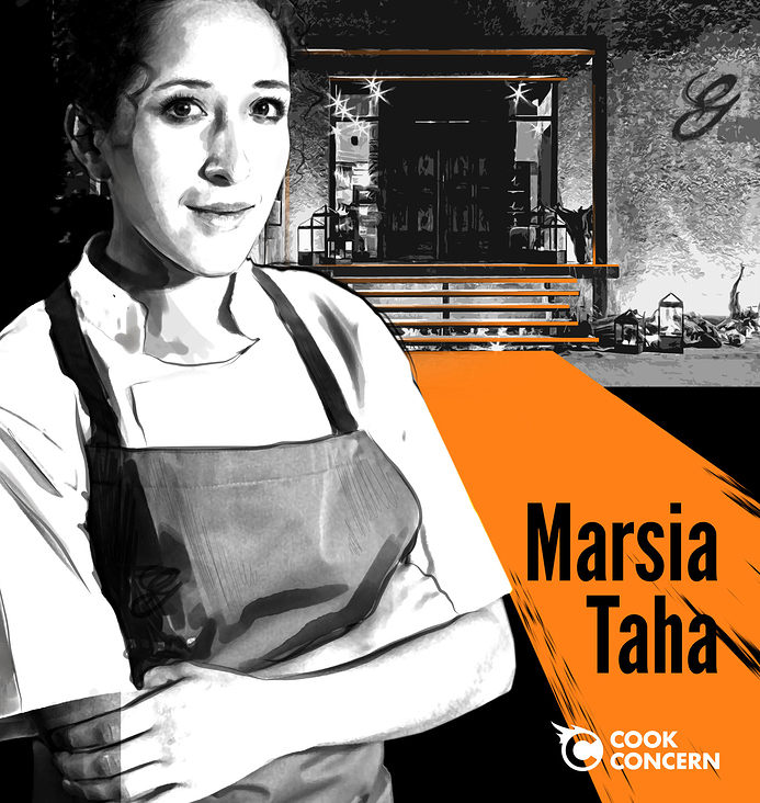 illustration cook concern: Marsia Taha