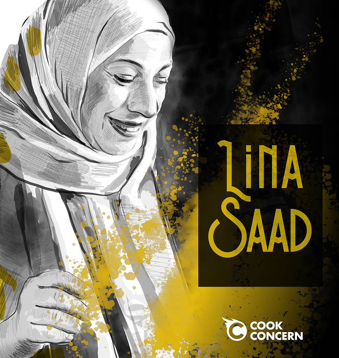 illustration cook concern: Lina Saad
