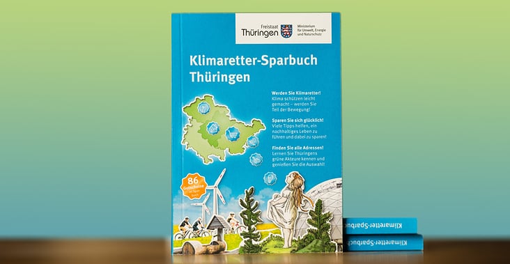 Klimaretter Sparbuch für das Bundesland Thüringen: Konzeption, Planung, Gestaltung und Text 