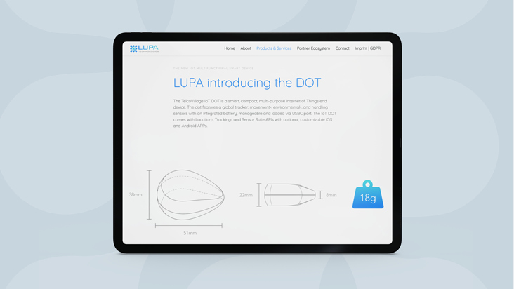 LUPA Technologies – Web Presence
