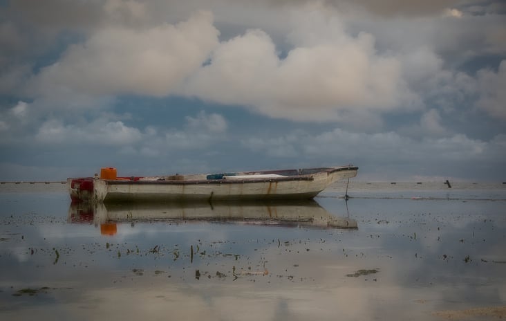 Fisherman’s old fishing boat