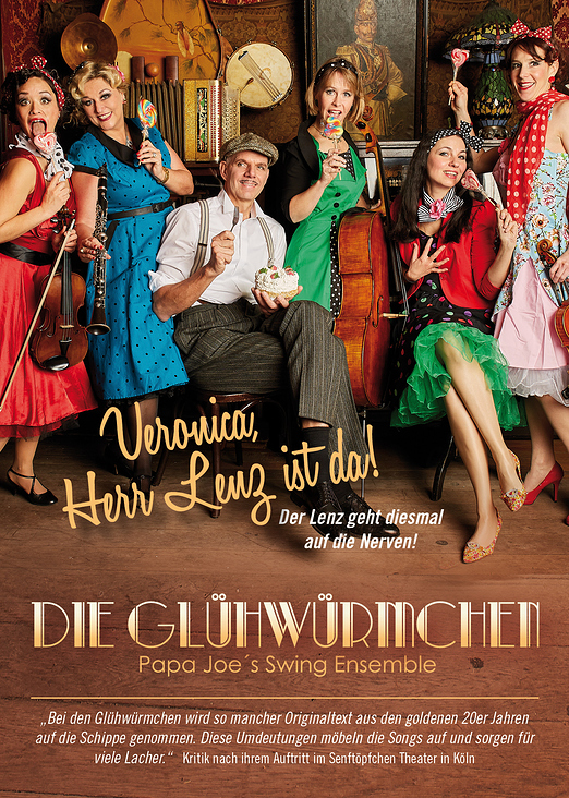 Die Glühwürmchen – Swing Ensemble-Plakat/Flyer