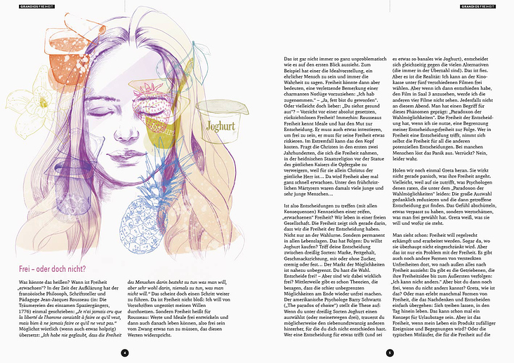 Grandios Magazin – editorial – Illustration