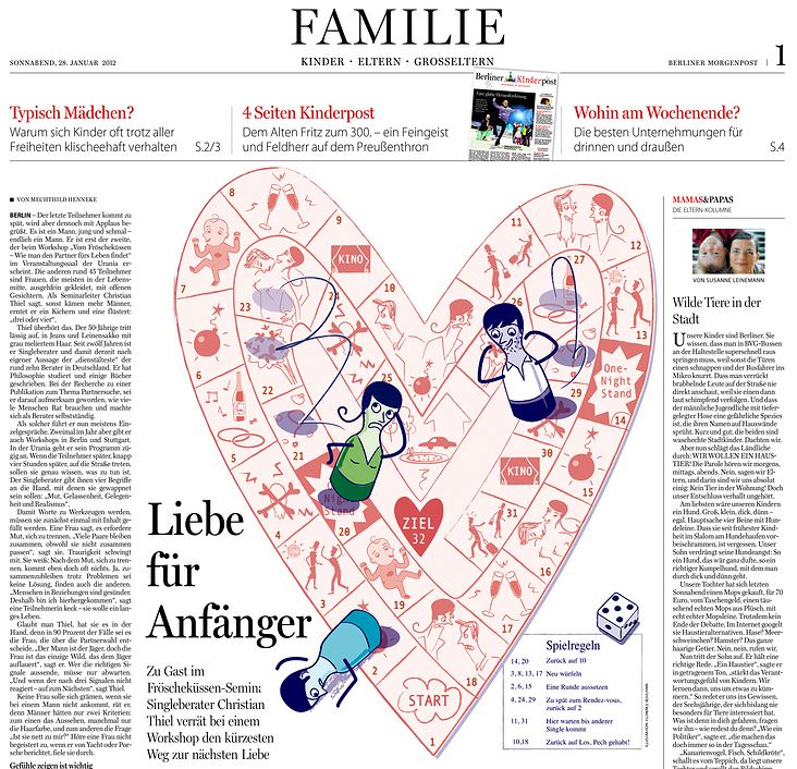 Liebe für Anfänger; Berliner Morgenpost; 2012