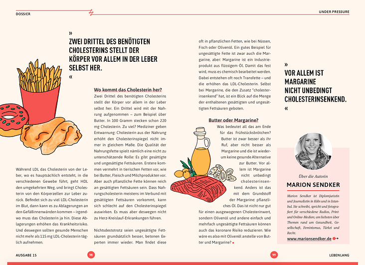 Editorial Illustration – Lebenlang Magazin