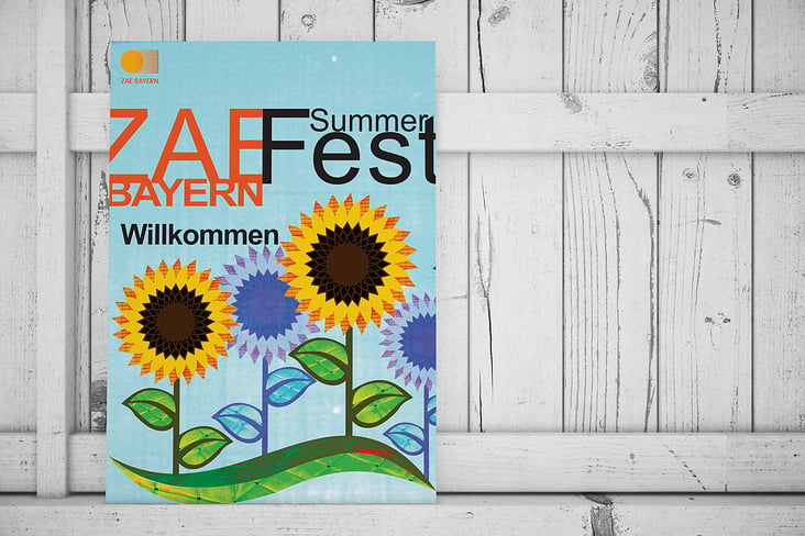 Sommerfest Poster für Bayerisches Zentrum für Angewadte Energieforschung e. V.