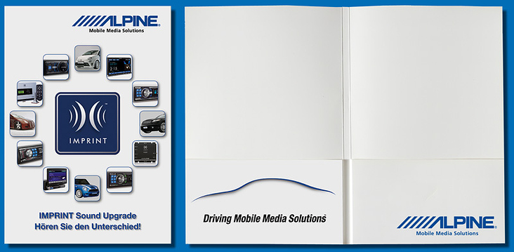 Pressemappe, Alpine Electronics