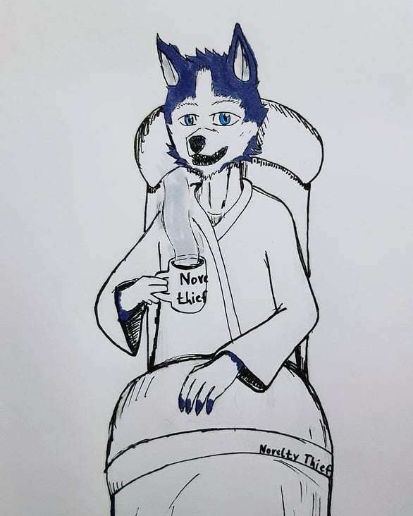 Inktober 2019 Day 6 Husky