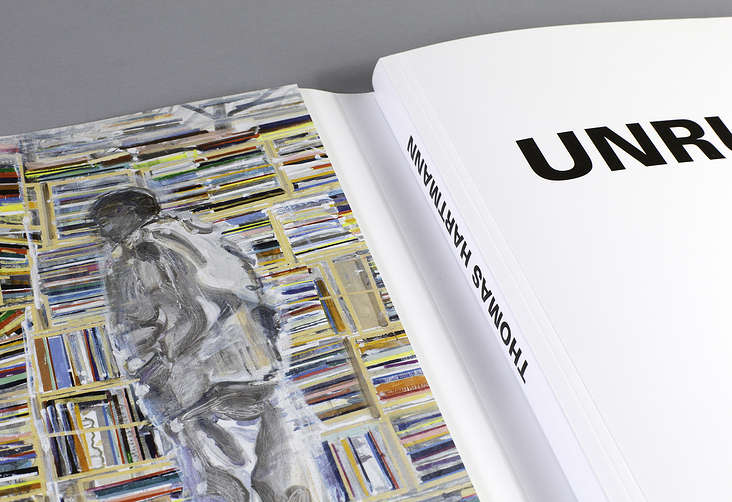 Thomas Hartmann: „Unruhe“ – Detail Cover/Schutzumschlag