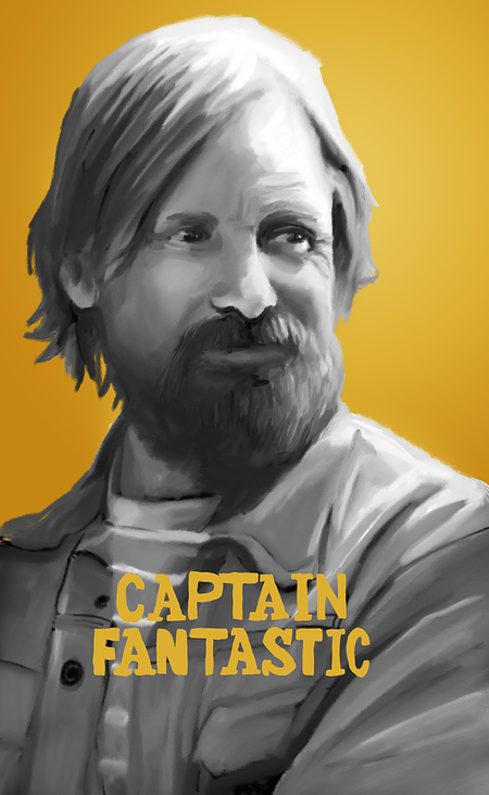 Illustration zum Film „Captain Fantastic“