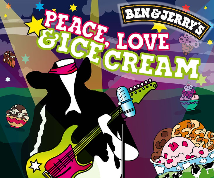 Event-Plakat Reeperbahnfestival Ben & Jerry´s