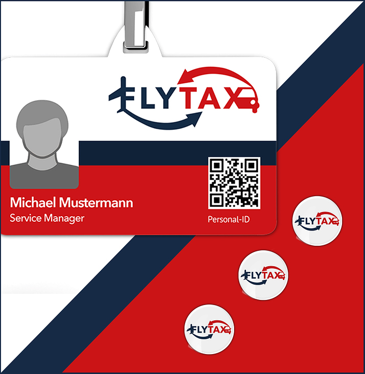 FlyTax  Corporate-Identity Personal-Card MAINYOUL.DESIGN