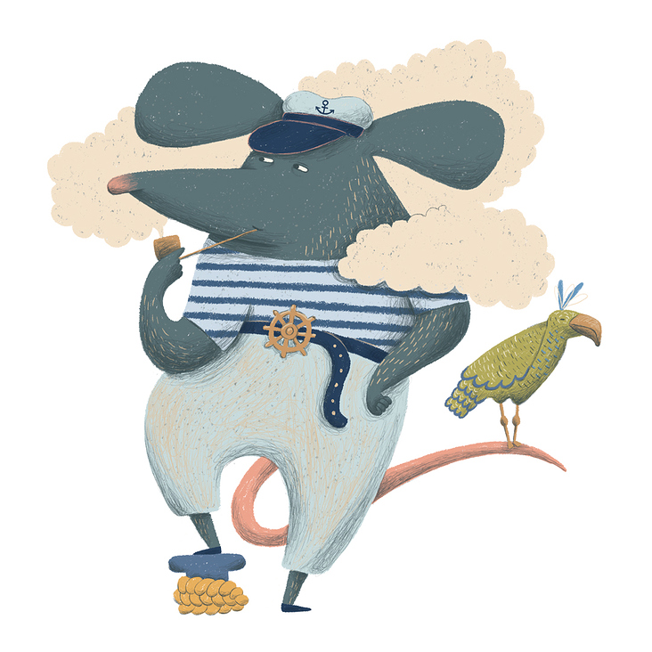 mouse the capitan character